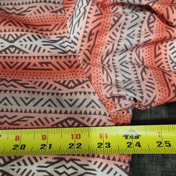 Ariat Tek Men's Button Up Shirt Size Large Aztec Western Cowboy - Picture 7 of 10